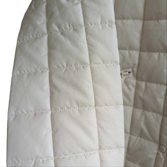 Rebecca Minkoff Cream Lightweight Quilted Jacket - Picture 3 of 6